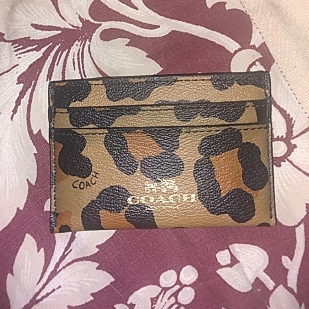 Coach card holder